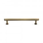 M Marcus Heritage Brass Hexagon Design Cabinet Pull with Rose 160mm Centre to Centre